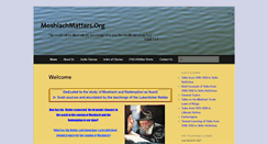 Desktop Screenshot of moshiachmatters.org